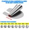 Universal Sewing Rolled Hemmer Foot 4PCS Rolled Hem Presser Foot 7/8/9/10mm Wide Rolling Hem Foot Sewing Machine Presser Feet Hemmer Home Industrial Curved Scroll Hemming Feet